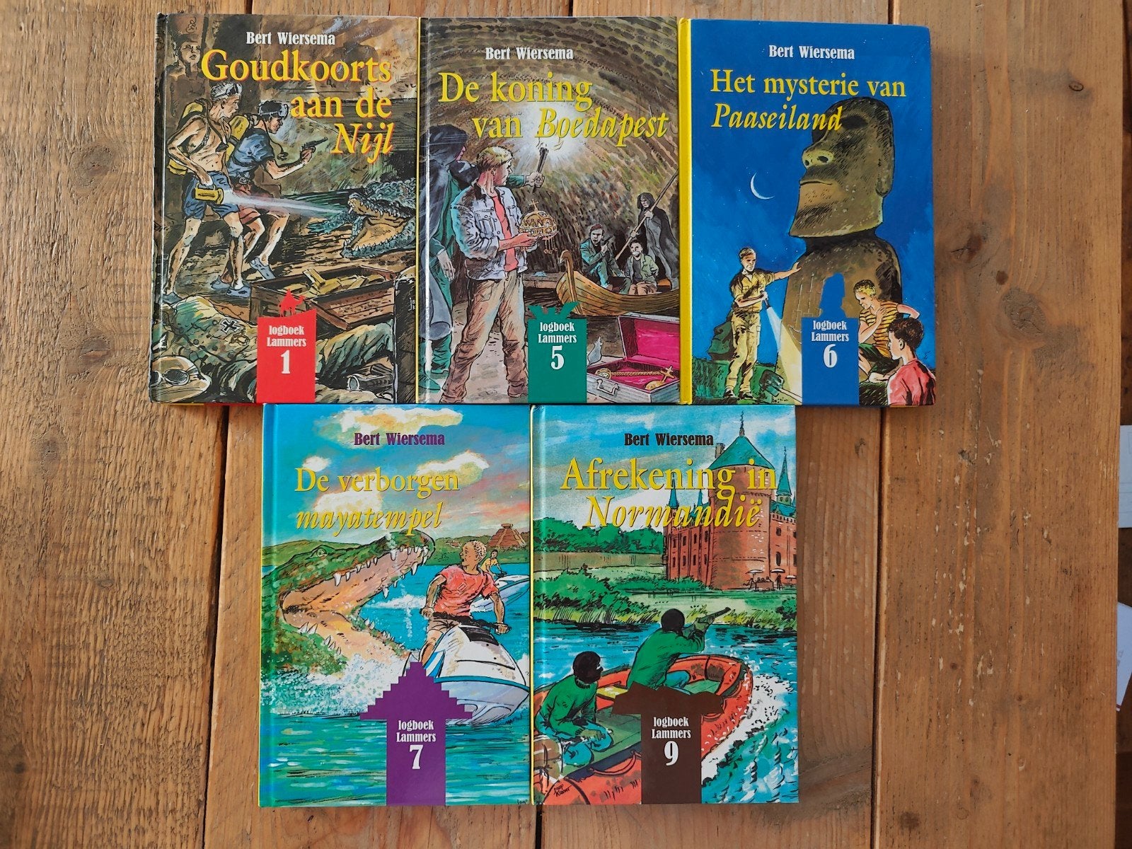 5 Delen van de serie: Logboek Lammers., Boeken, Ophalen of Verzenden, Zo goed als nieuw