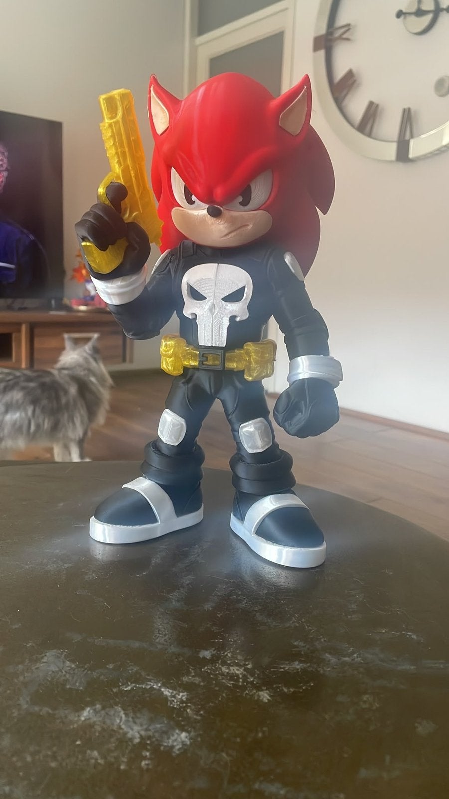 Sonic the Hedgehog Punisher 3D-geprinte figuur, Ophalen, Zo goed als nieuw