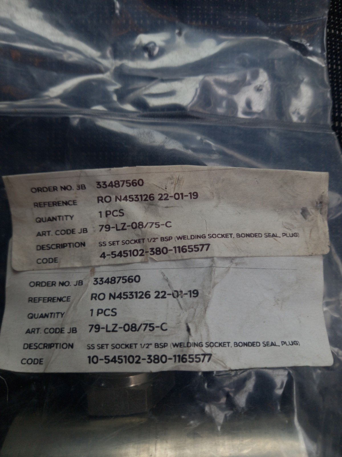 RVS Schotdoorvoer 1/2" BSP - Nieuw, Ophalen of Verzenden, Nieuw, Overige typen