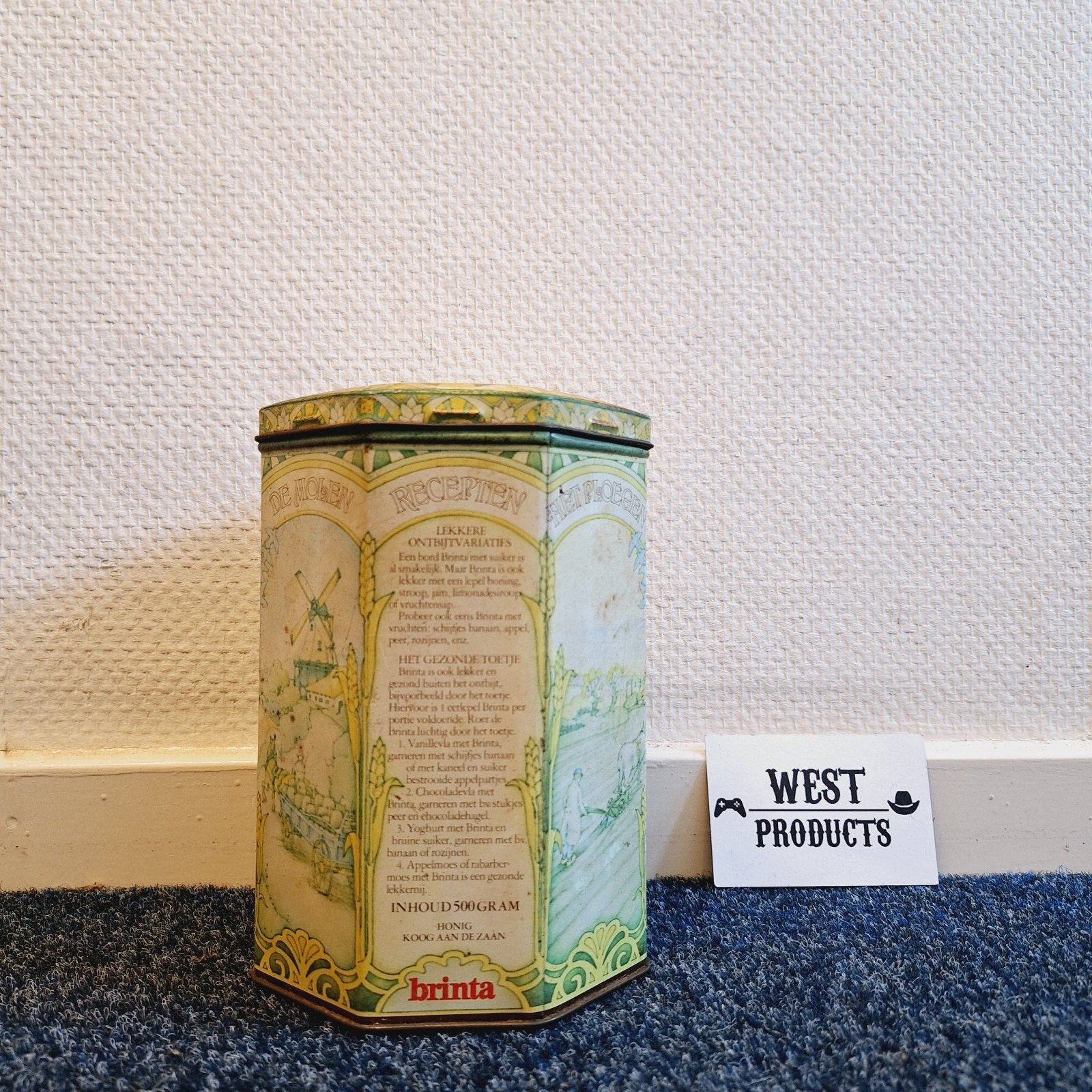 Vintage Brinta Blik, Ophalen of Verzenden, Gebruikt, Overige, Overige merken