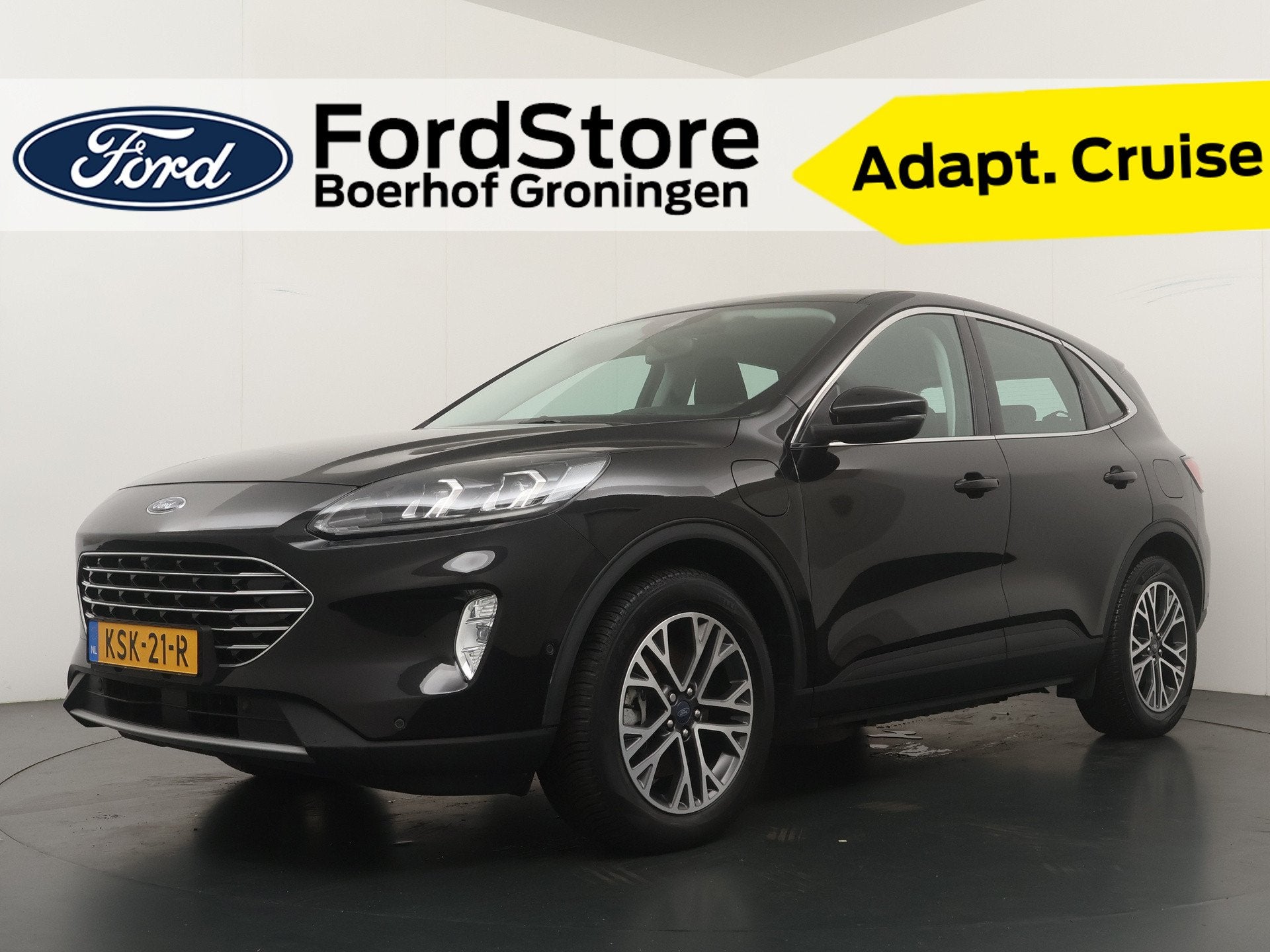 Ford Kuga 2.5 PHEV Titanium | Adapt. Cruise I Adatp. LED | S, Stof, Gebruikt, 4 cilinders, Verwarmde buitenspiegels