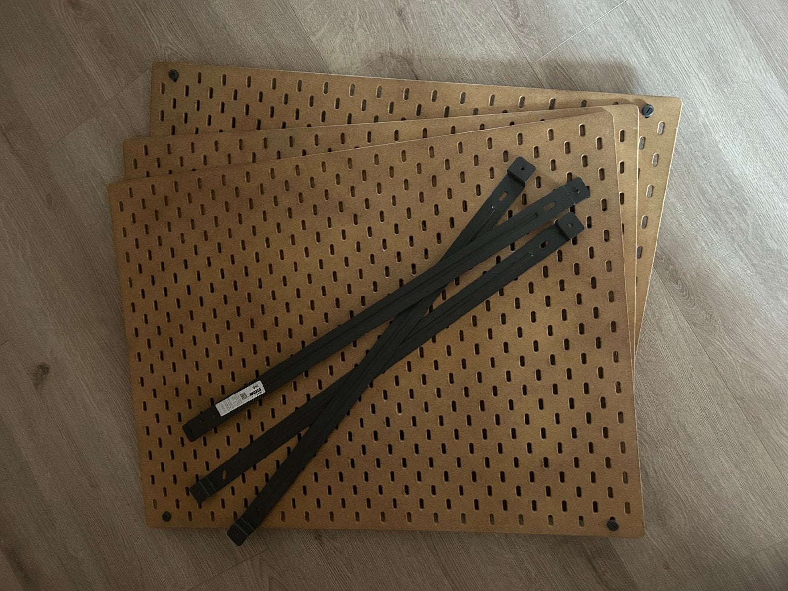 IKEA SKÅDIS geperforeerde borden (3 stuks), Ophalen, Gebruikt