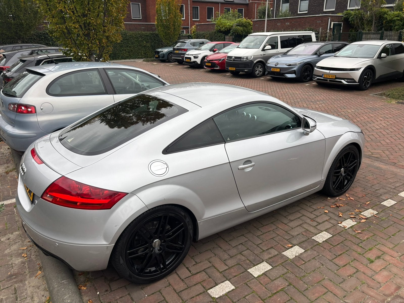 Audi TT 2.0 Tfsi Coupe (260PK) AUT 2007 Zilver, Auto's, TT, 4 cilinders, 1984 cc, 4 stoelen