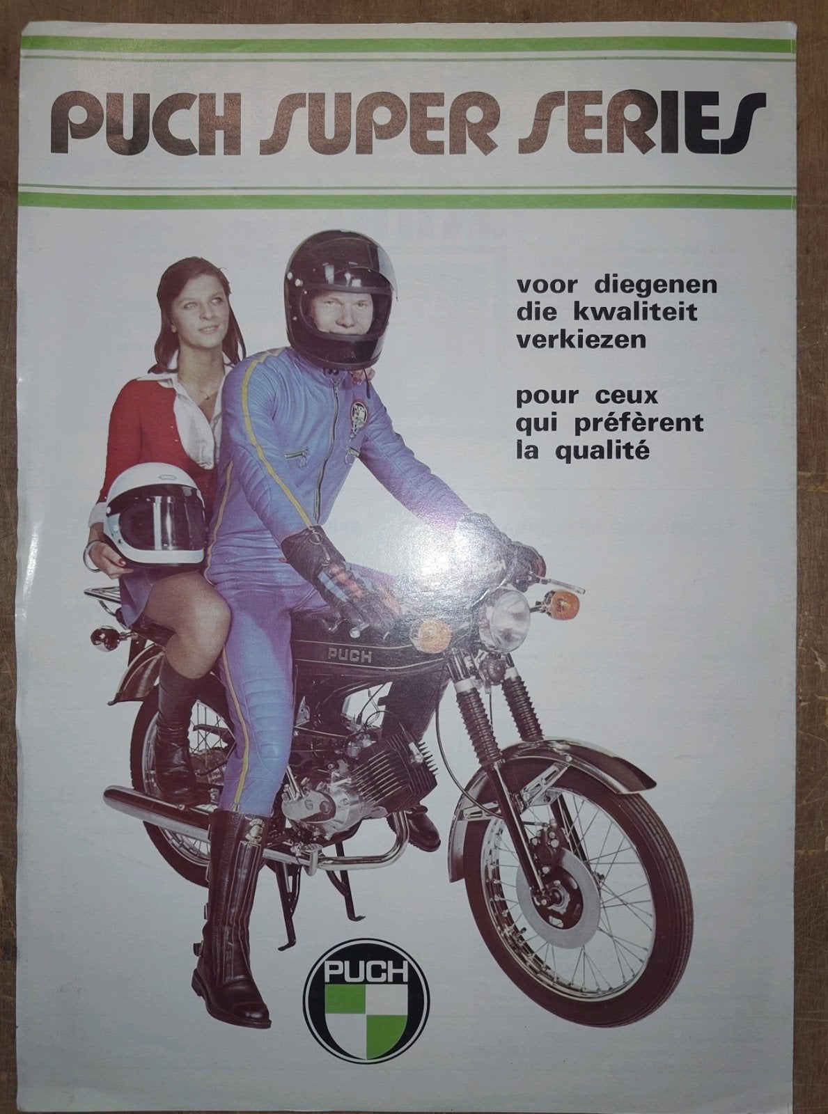 Puch Super Serie Brochure, Monza e.d., Ophalen of Verzenden, Zo goed als nieuw