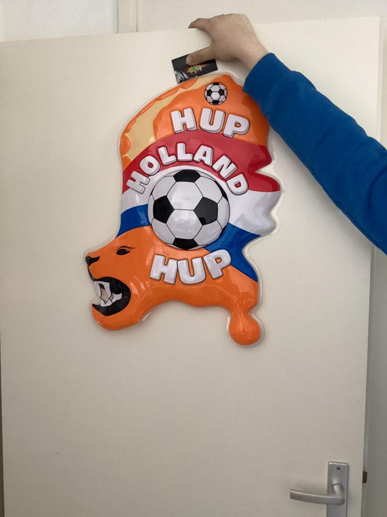 Raam/deur decoratie HUP HOLLAND HUP, Ophalen, Nieuw