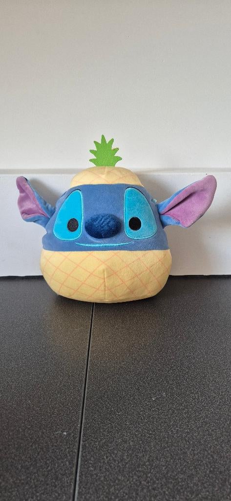 Knuffel squishmallow stich ananas, Ophalen of Verzenden, Zo goed als nieuw, Overige typen