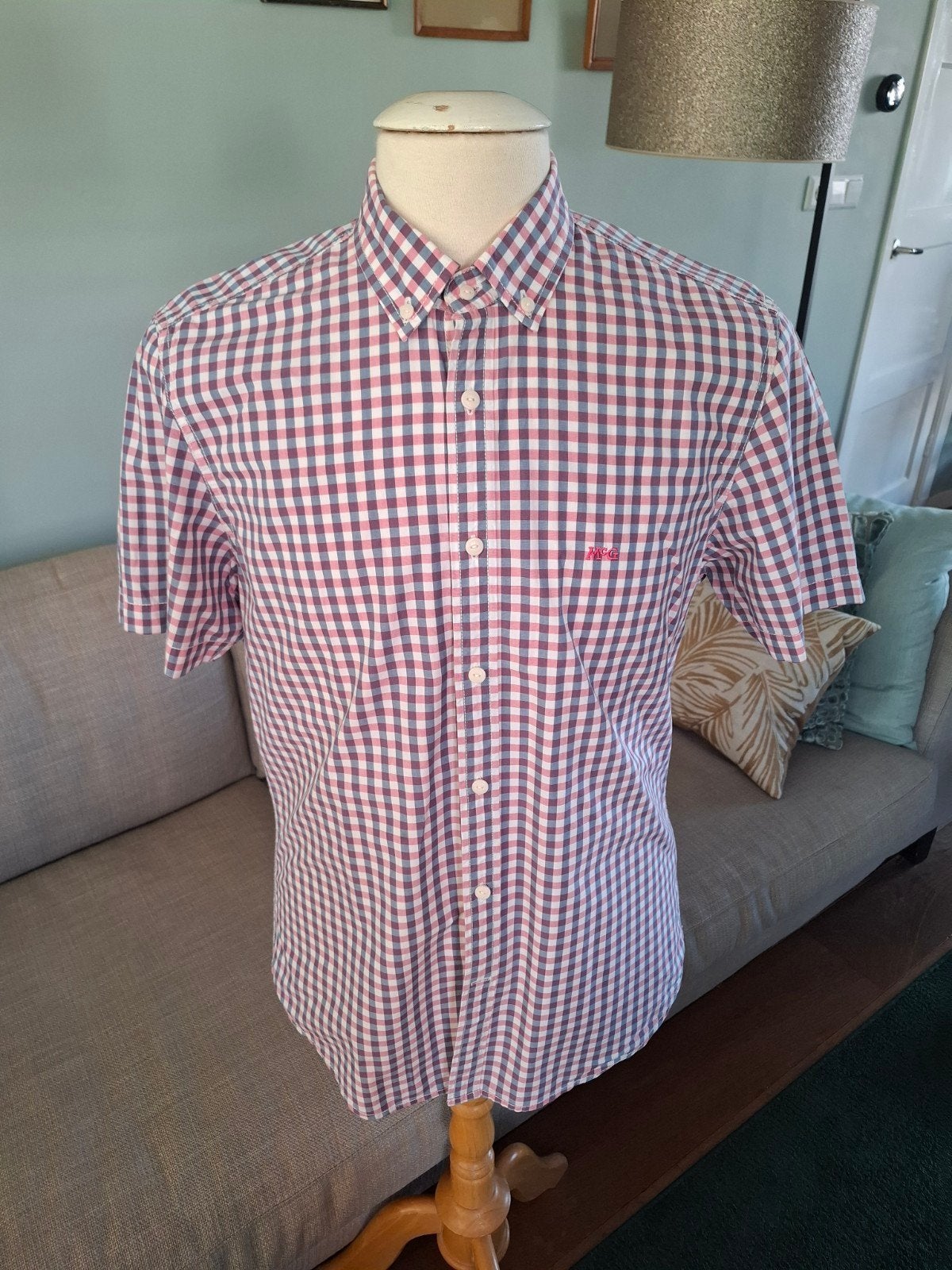 MC Gregor overhemd maat M, Kleding | Heren, Zo goed als nieuw, MC Gregor, Roze, Halswijdte 39/40 (M)
