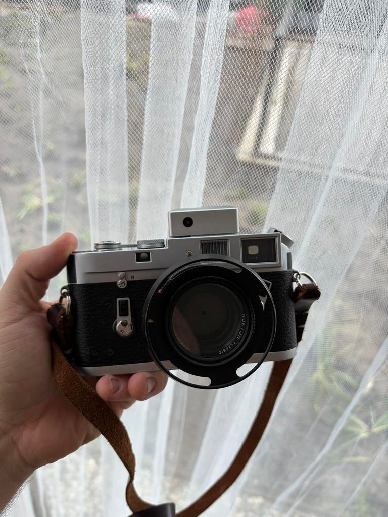 Leica M4 + Voigtländer Nokton 35mm f/1.4, Audio, Tv en Foto, Fotocamera's Analoog, Gebruikt, Spiegelreflex, Leica, Ophalen