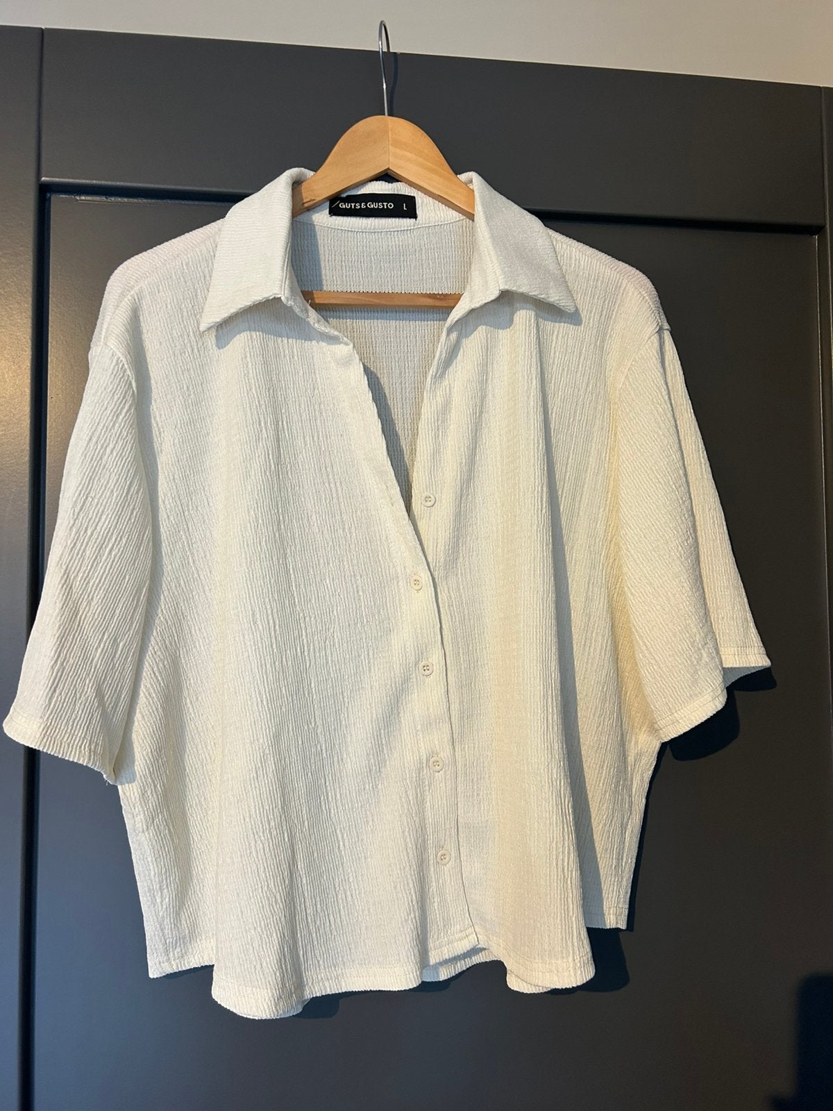 Gebroken witte top van Guts&Gusto te koop maat L, Verzenden, Nieuw, Maat 42/44 (L), Wit
