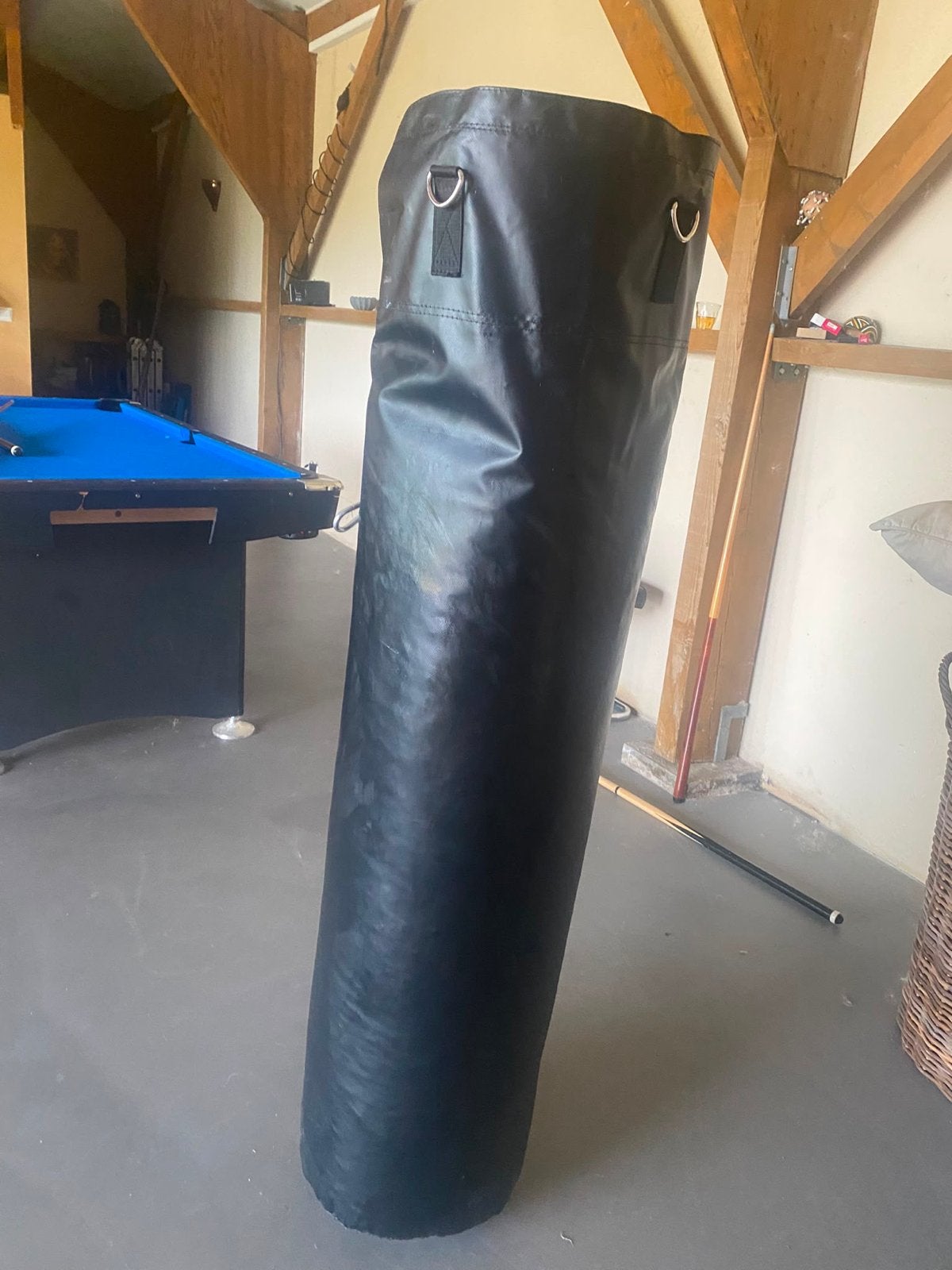 Bokszak met bokshandschoenen, Sport en Fitness, Ophalen, Zo goed als nieuw, Bokszak
