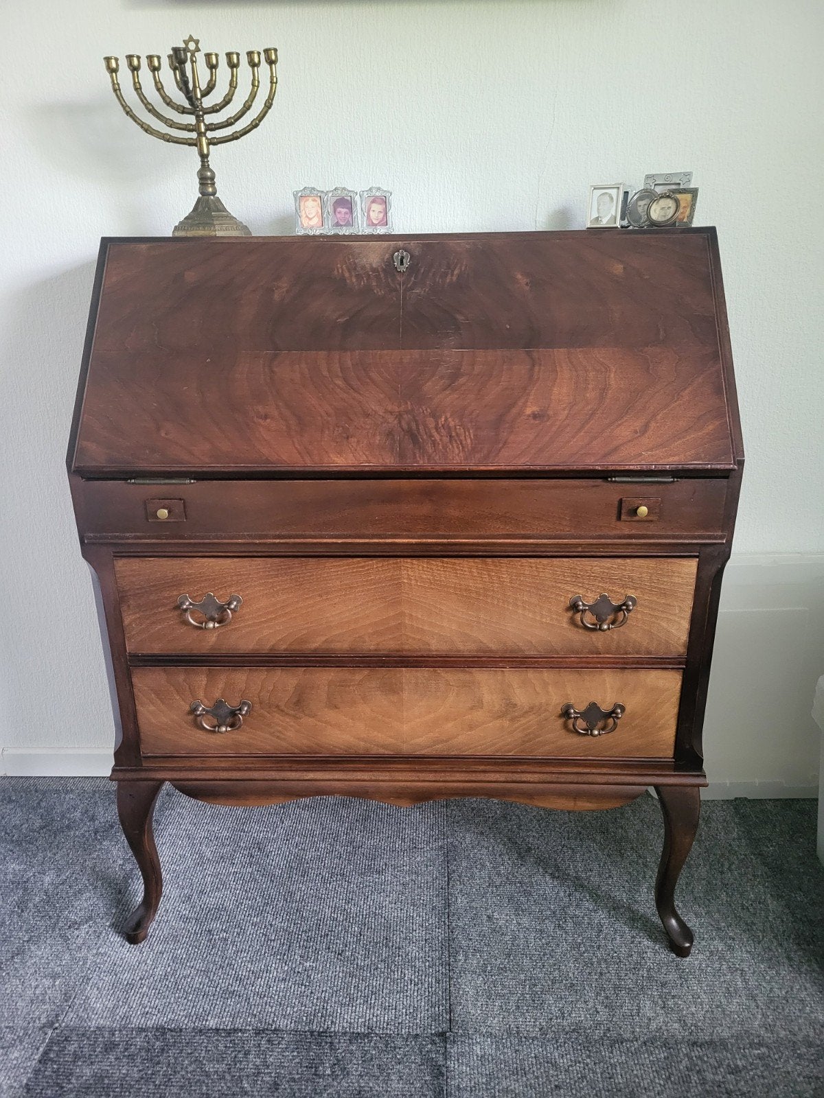 Antiek secretaire bureau met ladeblok, Ophalen