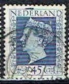 Nederland 487 Koningin Wilhelmina, Verzenden, Gestempeld, Koningshuis