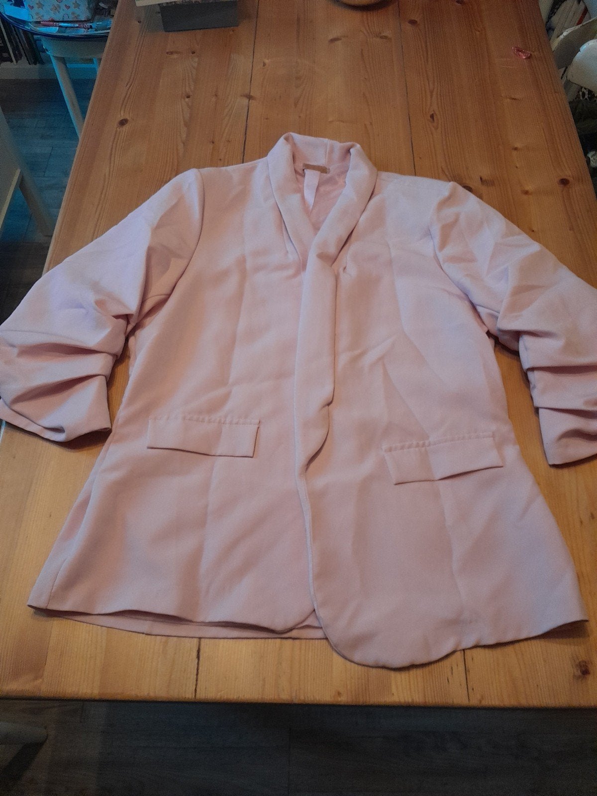 mooi italiaans kolbert jasje licht roze maat M mooie mouw, Ophalen of Verzenden, Zo goed als nieuw, Maat 38/40 (M), Roze