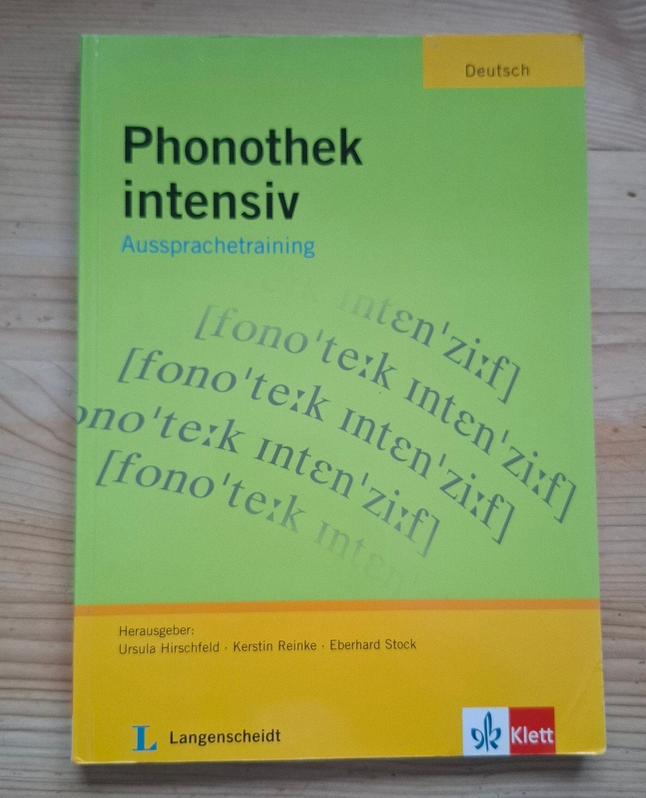 Phonothek intensiv: Aussprachetraining (1ste uitgave), Gelezen, Ursula Hirschfeld, Kerstin Reinke, Eberhard Stock, Alpha, HBO