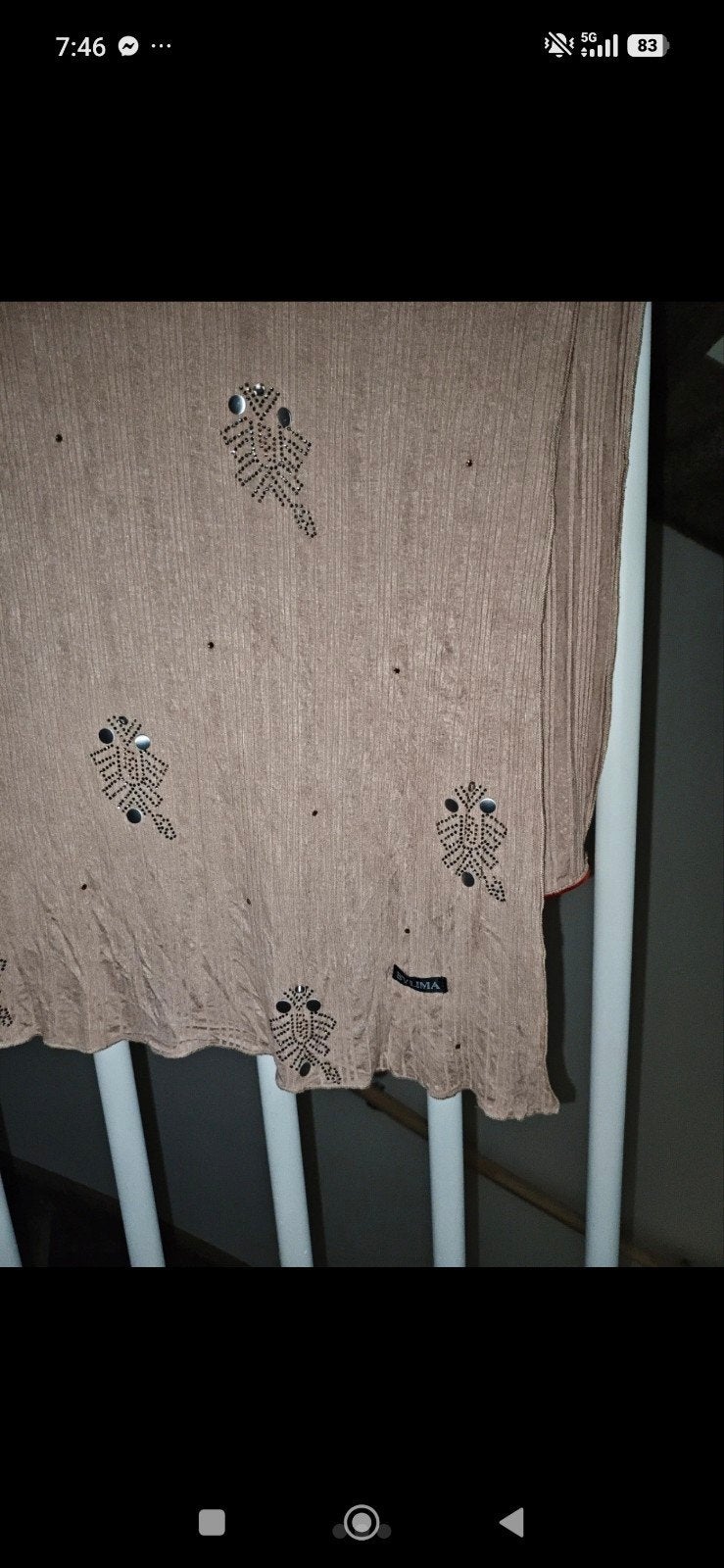 Bylima hijab met strass steentjes, Bylima, Ophalen of Verzenden, Zo goed als nieuw