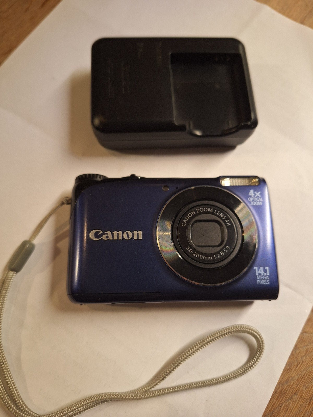Canon PowerShot A2200 HD Compactcamera - Blauw, Audio, Tv en Foto, Fotocamera's Digitaal, Gebruikt, Canon, Ophalen of Verzenden