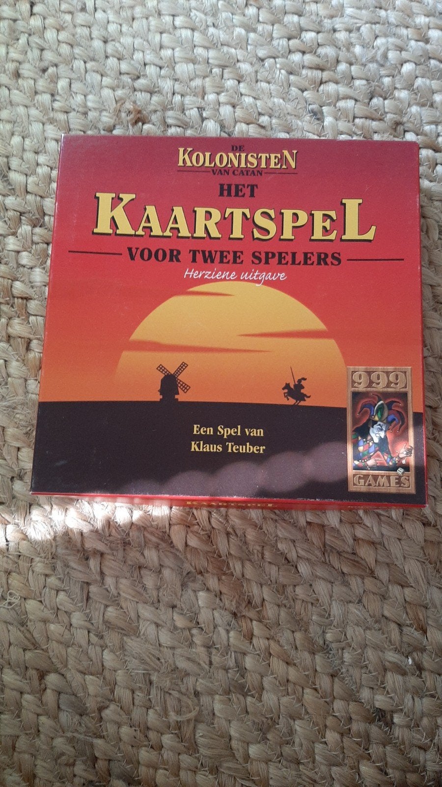 Kolonisten van Catan: Het Kaartspel voor Twee Spelers, Een of twee spelers, Ophalen of Verzenden, Zo goed als nieuw, 999 Games