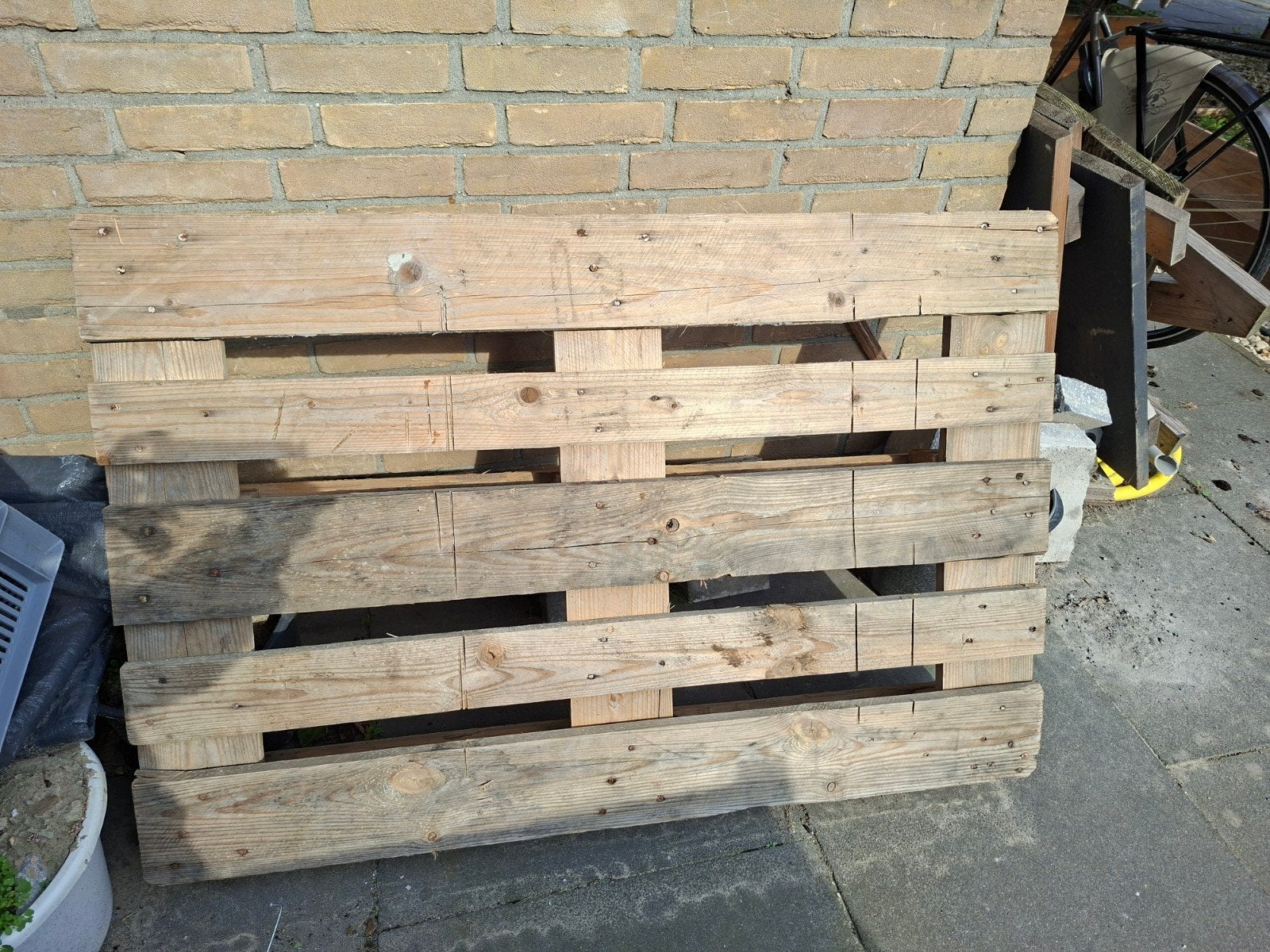 GRATIS Europallet, Ophalen, Overige houtsoorten, Minder dan 200 cm, Pallet