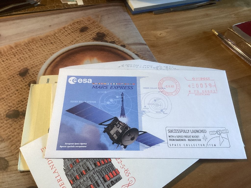 No3511 Ruimtevaart ESA 2-6-2003 Nederland jaargangen fdc, Verzenden, Onbeschreven, Nederland