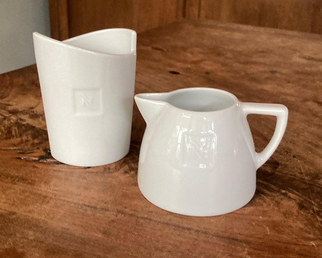 Nespresso suiker potje en melk kannetje, Ophalen of Verzenden, Zo goed als nieuw, Overige stijlen, Overige typen
