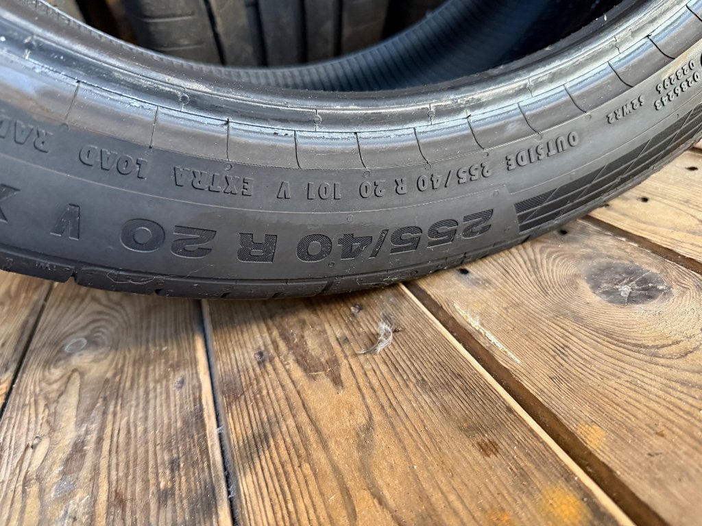 4x Continental ContiSportContact 5 – 255/40 R20, Auto-onderdelen, Banden en Velgen, Ophalen, Gebruikt, 255 mm, Band(en)