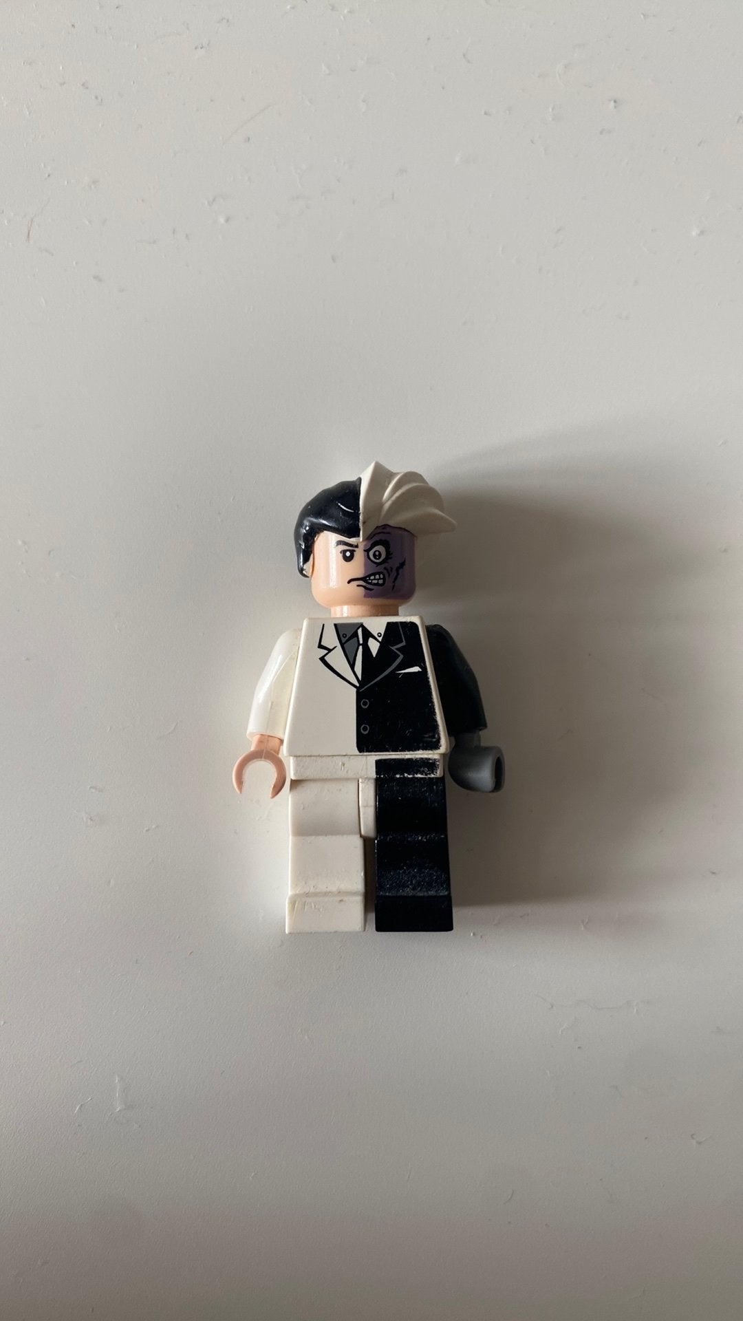 Lego Batman Two Face minifiguur uit 7781, Ophalen, Gebruikt