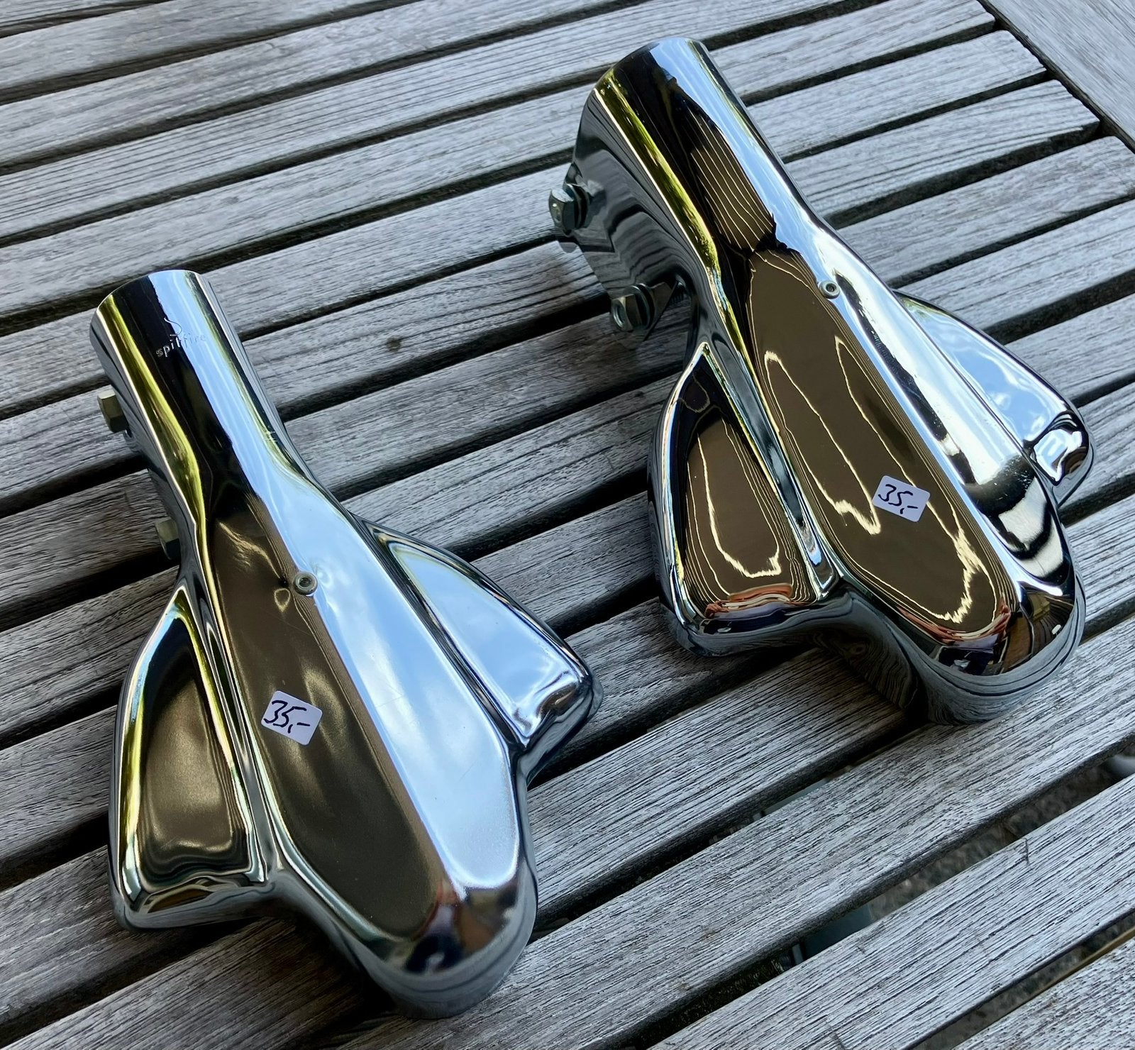 Chrome oldtimer uitlaat sierstuk, Ophalen of Verzenden, Nieuw, Opel
