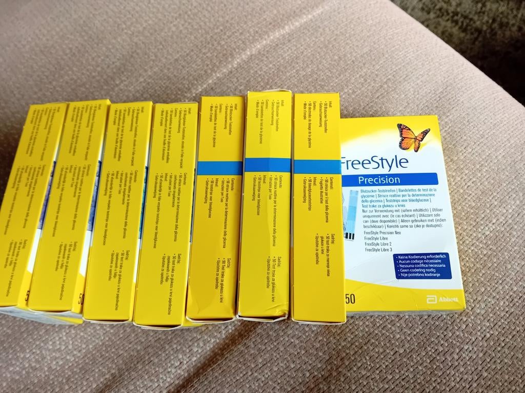 Free style libre  teststrips  8 doosjes, Ophalen of Verzenden