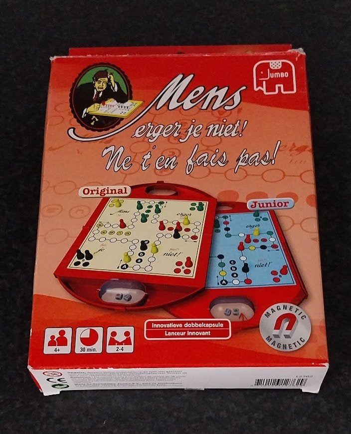 Mens erger je niet reisuitvoering, Ophalen of Verzenden, Nieuw, Reisspel