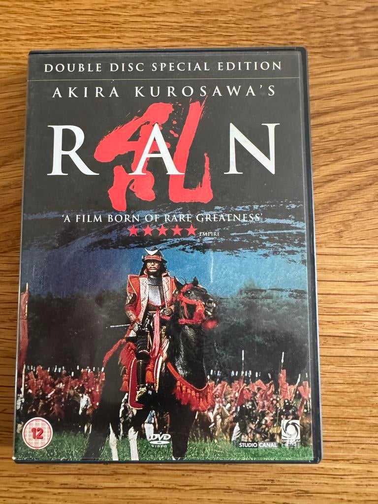 Ran - Akira Kurosawa's Double Disc Special Edition DVD, Cd's en Dvd's, Vanaf 12 jaar, Ophalen of Verzenden, Gebruikt