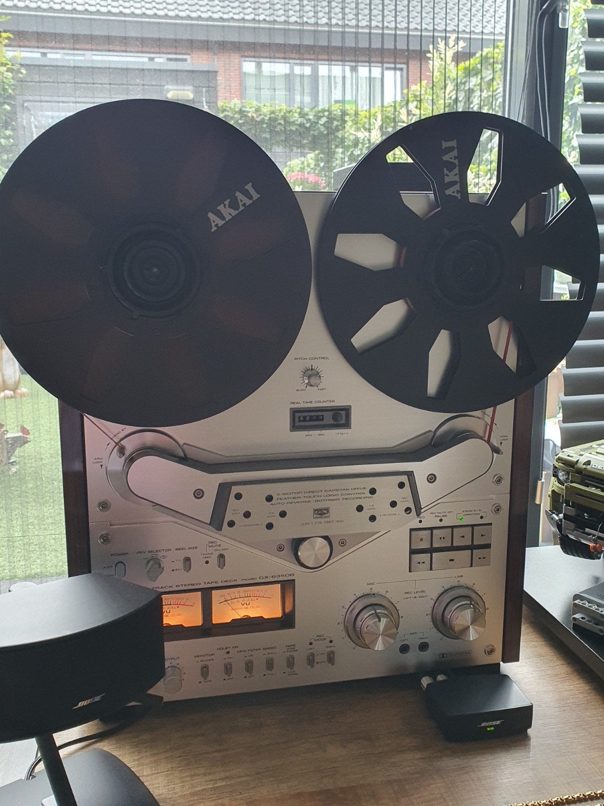 Akai GX-635Db totaal gereviseerd in top conditie!, Ophalen, Bandrecorder
