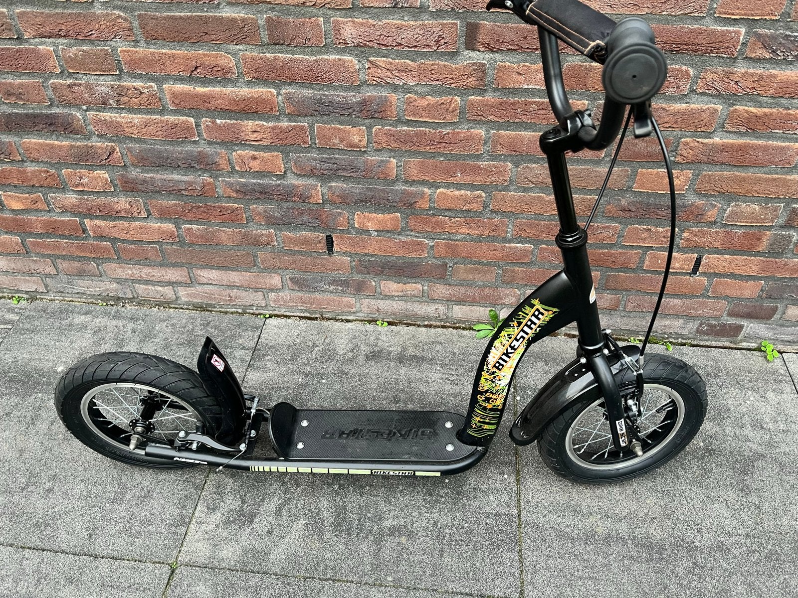 BikeStar Autoped 12 inch Sport step, zwart, Fietsen en Brommers, Ophalen, Zo goed als nieuw, Gewone step