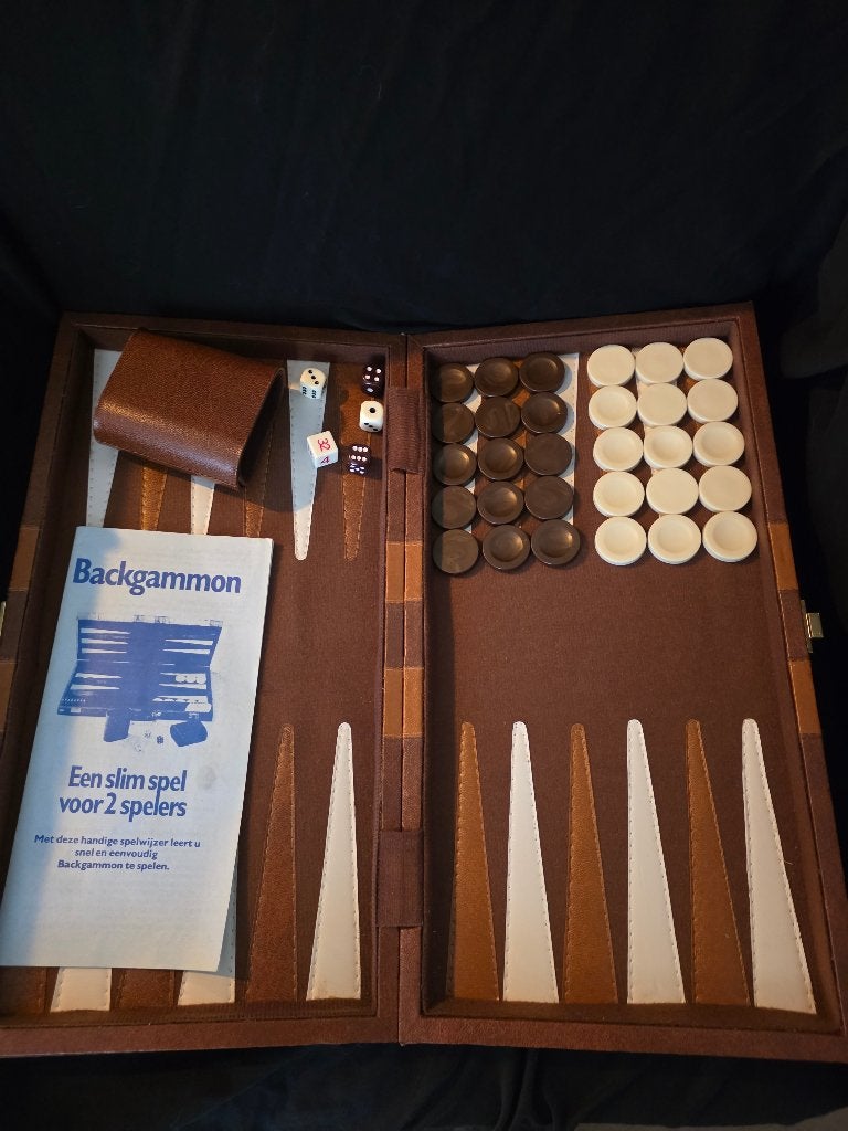 Backgammon, Ophalen, Zo goed als nieuw