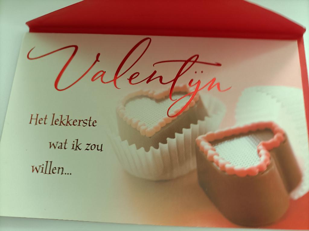 Wenskaart Valentijnsdag, Ophalen, Nieuw