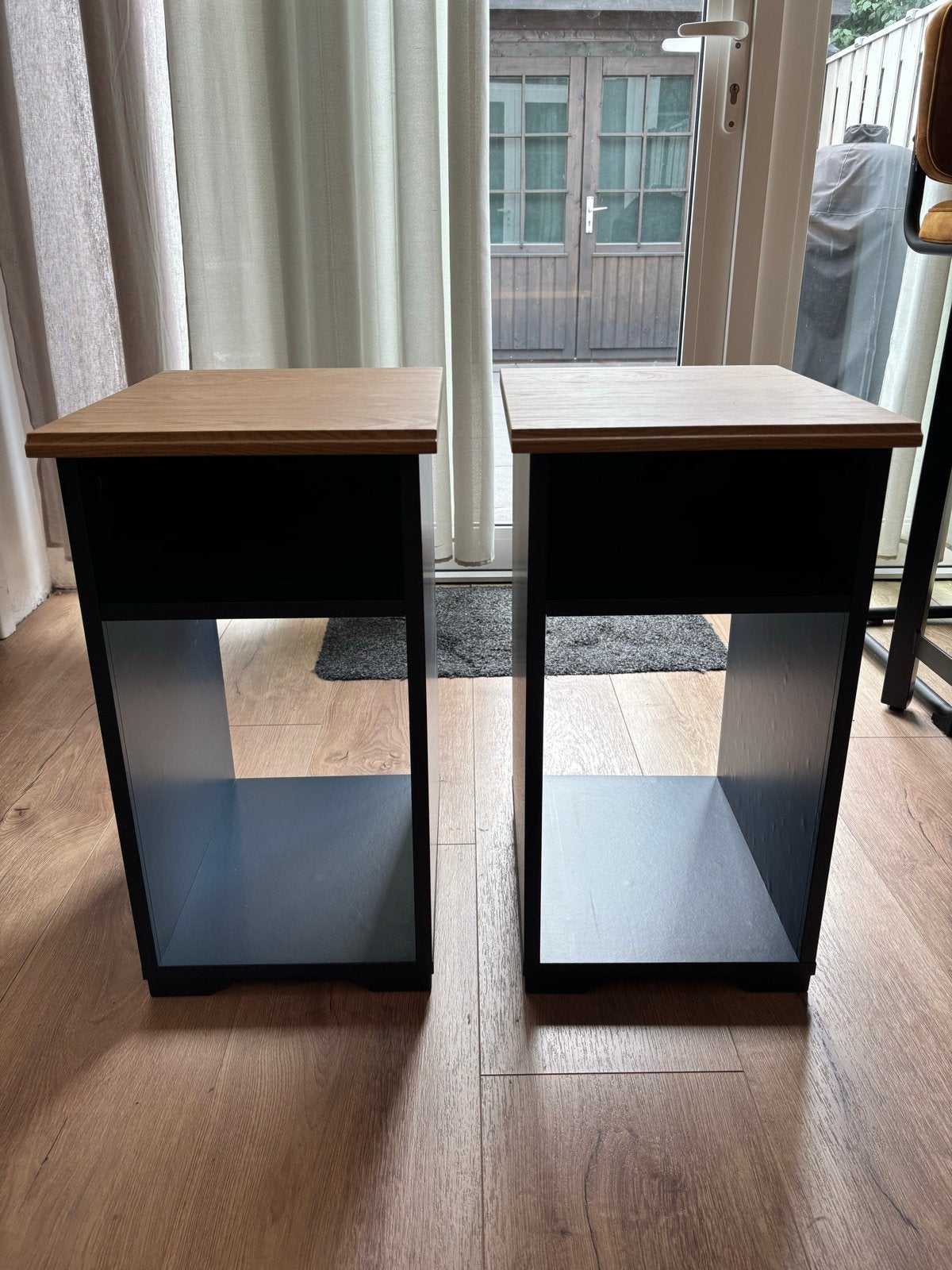 Nachtkastjes / Bijzettafels - Set van 2, Ophalen, Minder dan 45 cm, 55 tot 70 cm, Zo goed als nieuw