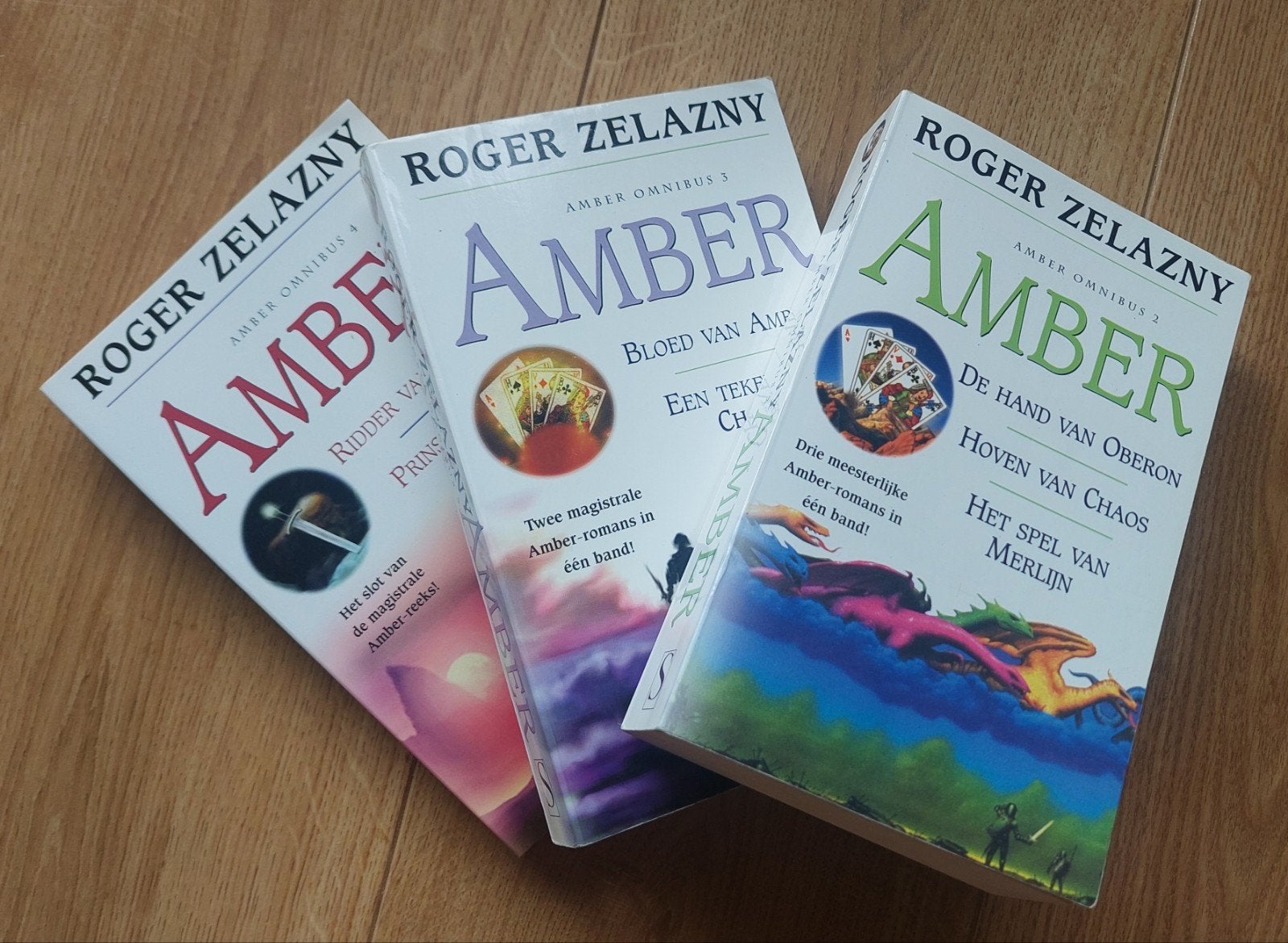 Amber Omnibus 2, 3 en 4 - Roger Zelazny (3 boeken), Boeken, Ophalen of Verzenden, Gelezen, Roger Zelazny