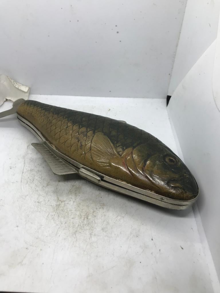 naai gerei etui in vis vorm 19 eeuw art deco, Ophalen of Verzenden