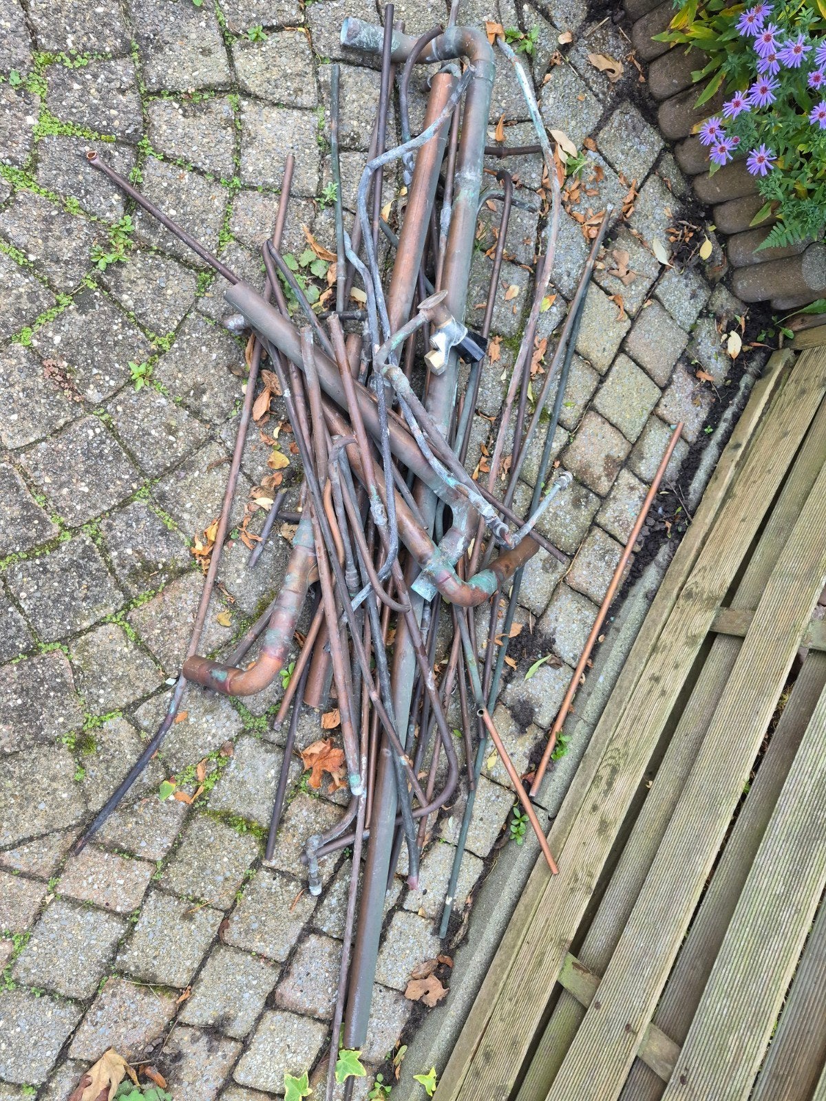 Koperen leidingen en buizen - Ideaal voor recycling, Ophalen, Gebruikt, Koper of Messing
