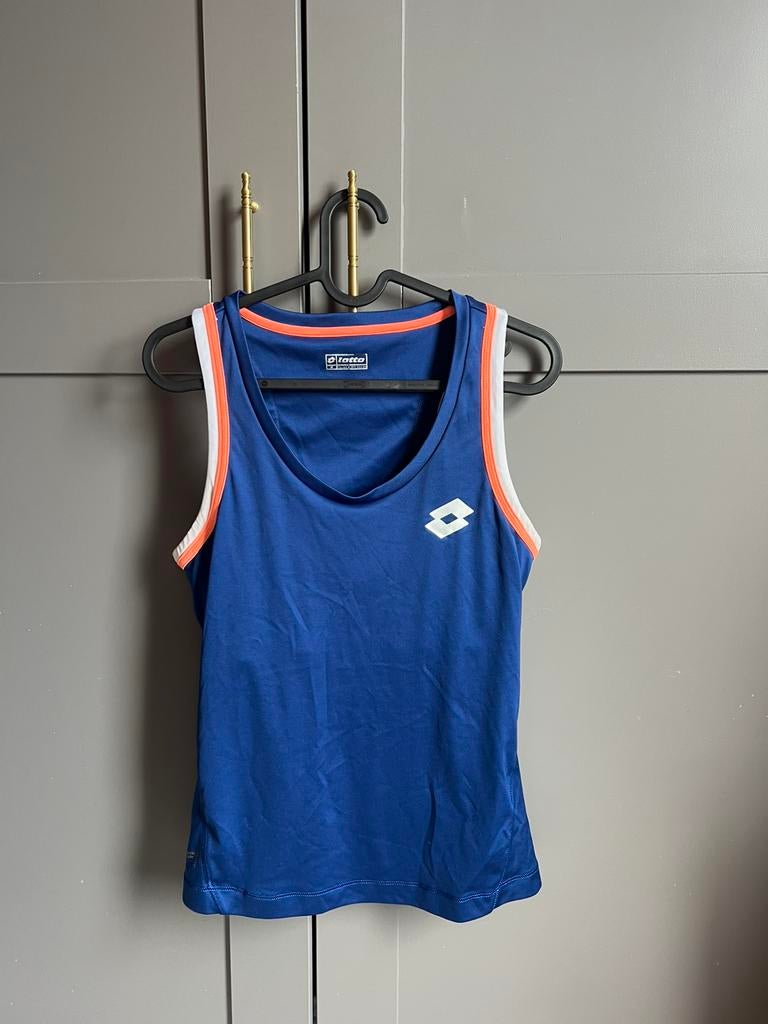 Lotto tennis top, Maat 38/40 (M), Blauw, Ophalen of Verzenden, Zo goed als nieuw