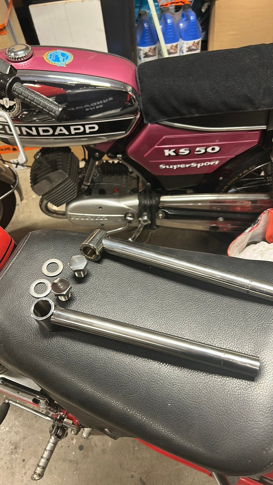 Rvs clippons set, Fietsen en Brommers, Brommeronderdelen | Zundapp, Ophalen of Verzenden, Nieuw, Koplamp