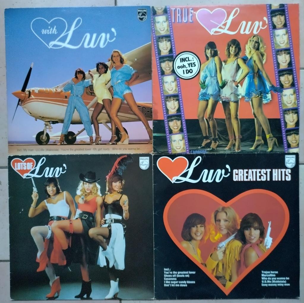 4 LP's Luv Luv', Cd's en Dvd's, Gebruikt, Originele persing, Ophalen of Verzenden, 1970 - 1979