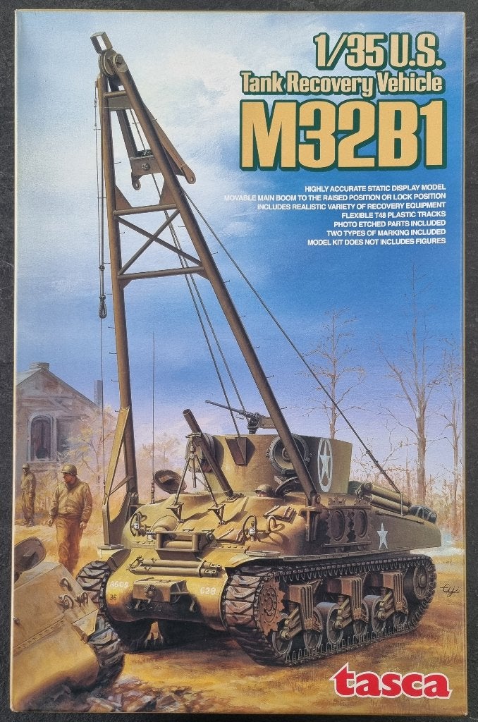 Tasca 1:35 #35-026 WWII U.S. Tank Recovery Vehicle M32B1, Hobby en Vrije tijd, Overige merken, Tank, 1:32 tot 1:50, Nieuw