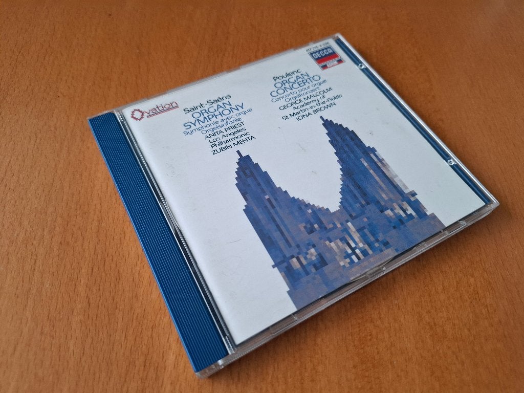 SAINT-SAËNS Orgelsymfonie - POULENC Orgelconcert (Decca), Cd's en Dvd's, Cd's | Klassiek, Ophalen of Verzenden, Classicisme, Zo goed als nieuw