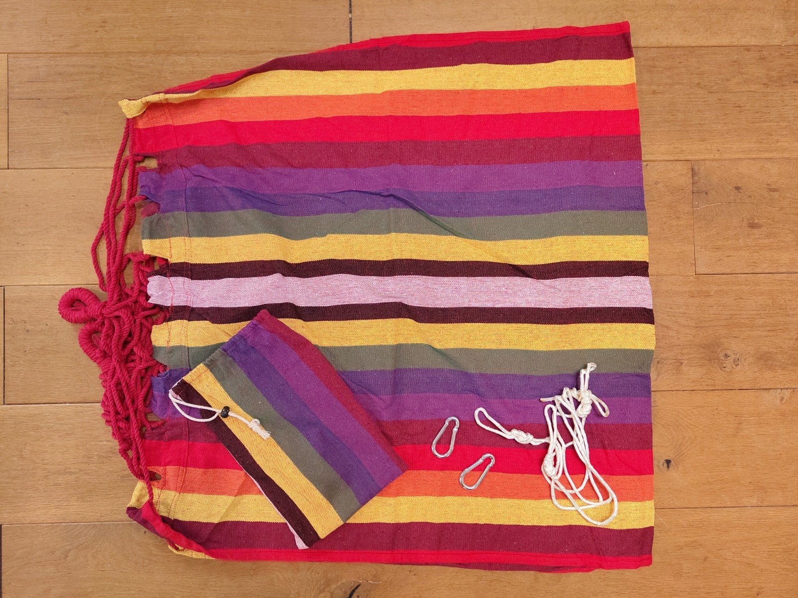 Regenboog hangmat, Ophalen of Verzenden, Zo goed als nieuw