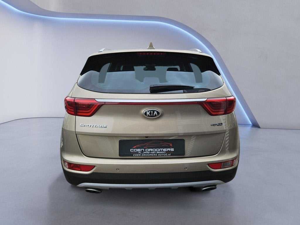 Kia Sportage 1.6 T-GDI 4WD GT-Line /Apple Carplay/Leder/Stoe, Auto's, Kia, Gebruikt, 4 cilinders, Bruin, Leder