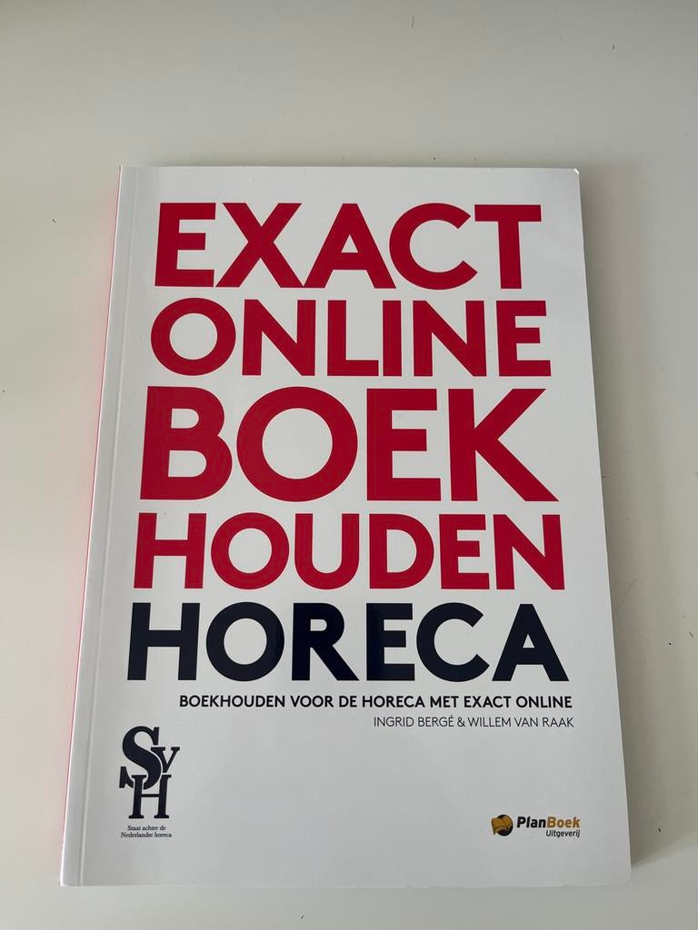 Exact Online Boekhouden Horeca - Ingrid Bergé & Willem van R, Ophalen of Verzenden, Nieuw, Accountancy en Administratie