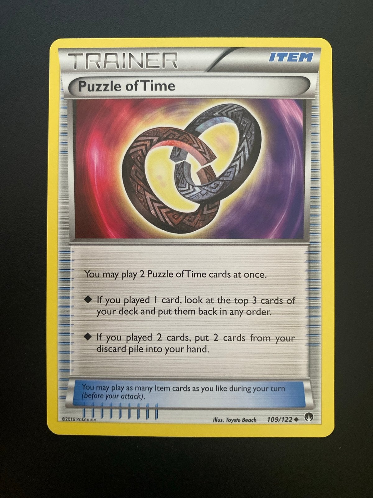 Puzzle of Time 109/122 XY Breakpoint (2016) Packfresh Mint!, Ophalen of Verzenden, Zo goed als nieuw, Losse kaart