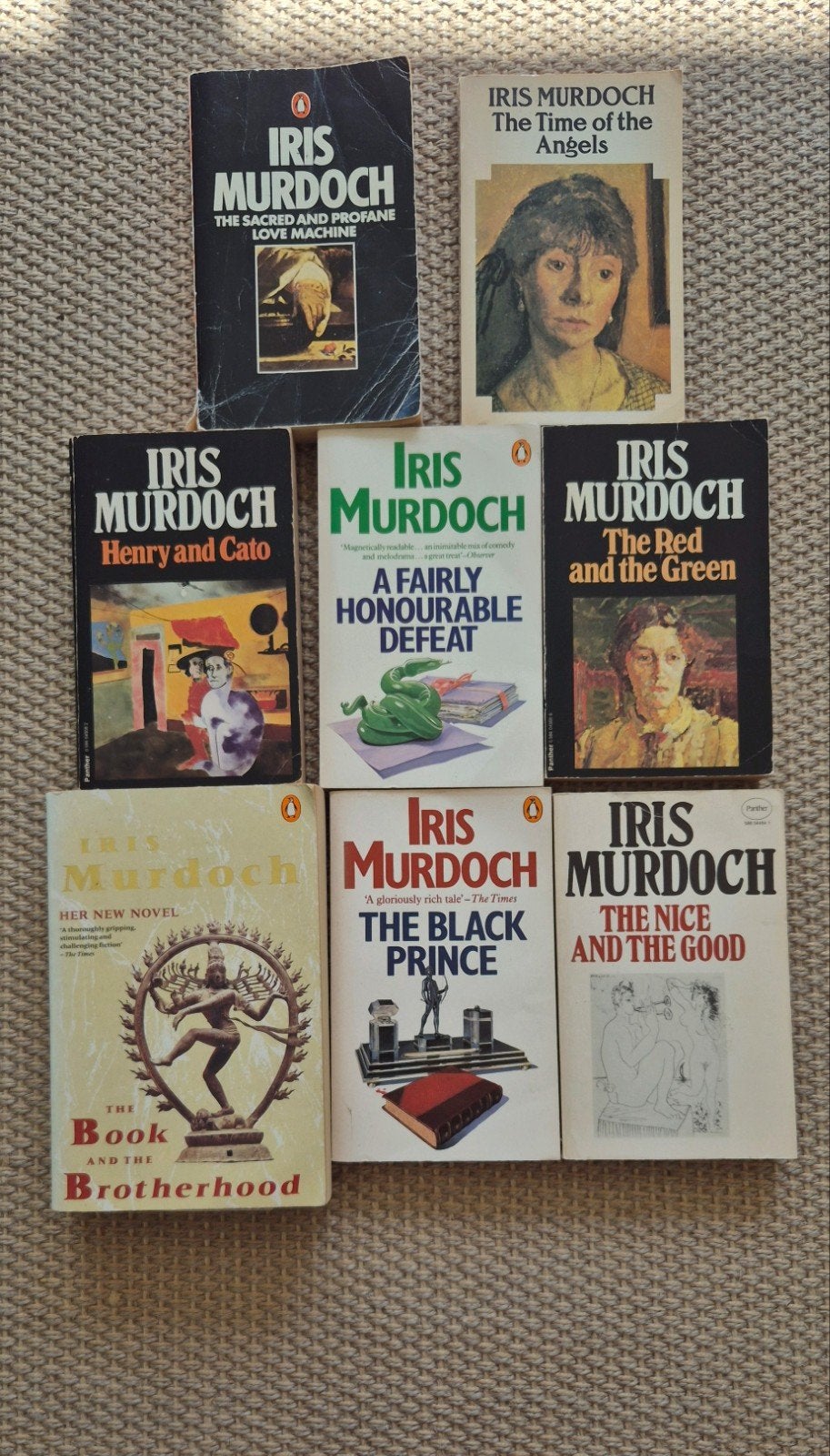 Iris Murdoch Boeken Collectie - 8 Engelse Romans, Boeken, Ophalen of Verzenden, Gelezen, Iris Murdoch