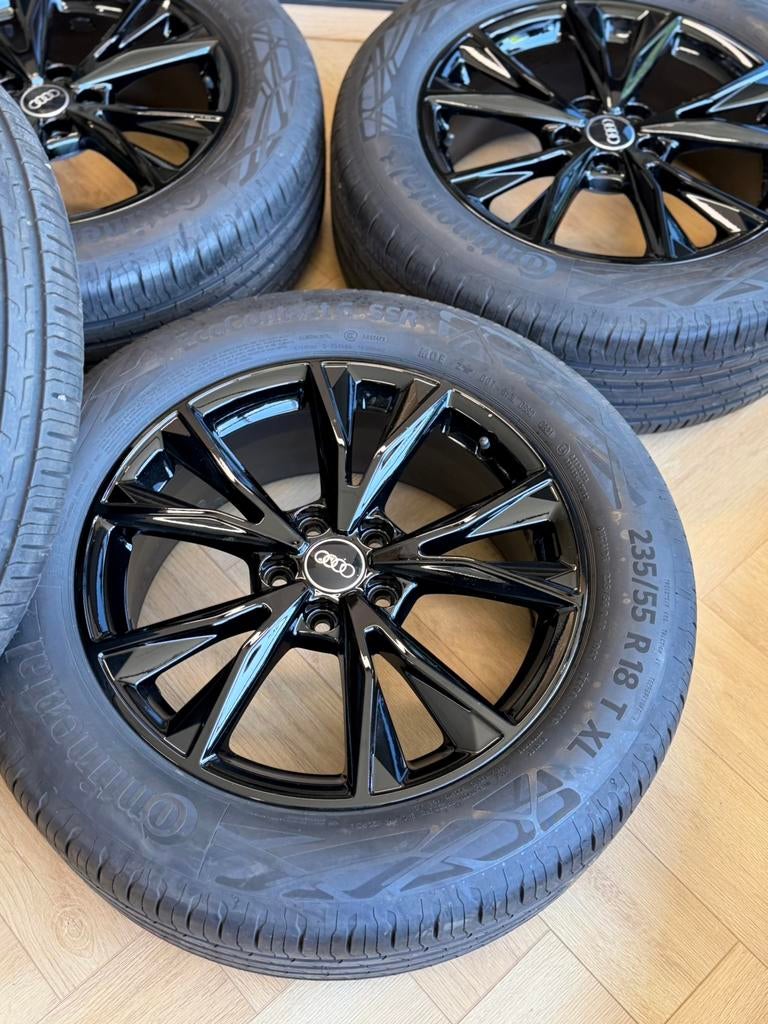 Orginele Audi Q3 F3 S line velgen 18” 5x112 a merk zgan, Ophalen, 18 inch, Banden en Velgen, 235 mm