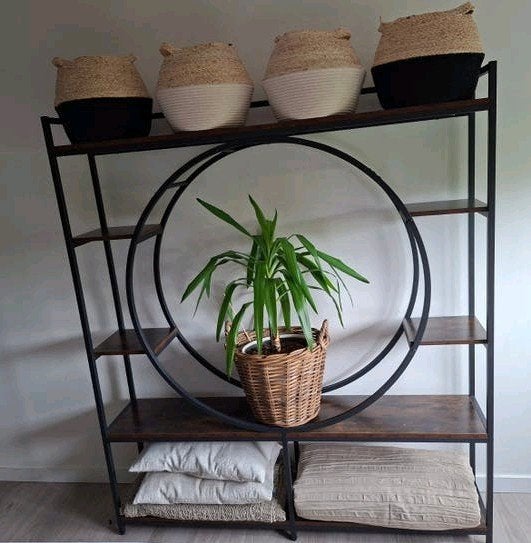 TRIBESIGNS kast,  Boekenkast, Plantenkast, Met plank(en), 100 tot 150 cm, 150 tot 200 cm, 25 tot 50 cm